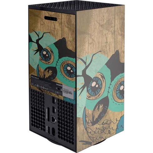 Autumn Owl XBox Series X Digital Edition Console Skin