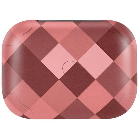 Autumn Red Geometric Amazon Echo Buds Skin