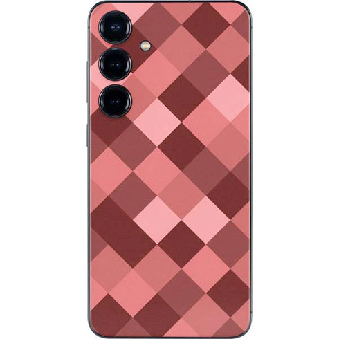 Autumn Red Geometric Galaxy A16 5G Skin