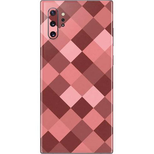 Autumn Red Geometric Galaxy Note 10 Plus Skin