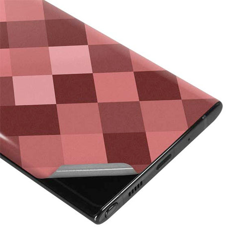 Autumn Red Geometric Galaxy Note 10 Plus Skin