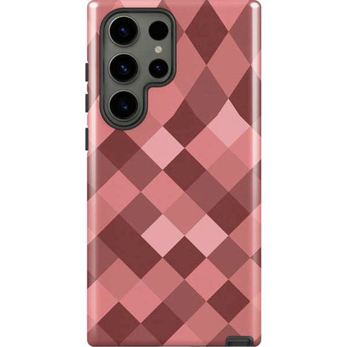 Autumn Red Geometric Galaxy S23 Ultra Pro Case
