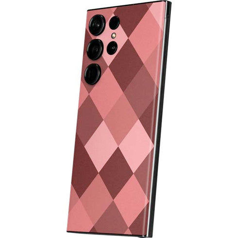 Autumn Red Geometric Galaxy Skins