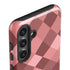 Autumn Red Geometric Galaxy S25 Impact Case