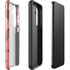 Autumn Red Geometric Galaxy S25 Impact Case