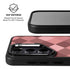 Autumn Red Geometric Galaxy S25 Kickstand Case