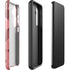 Autumn Red Geometric Galaxy S25 Plus Impact Case