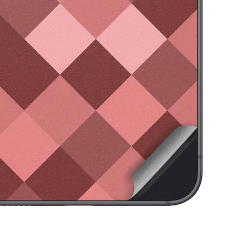 Autumn Red Geometric Galaxy S24 Plus Skin