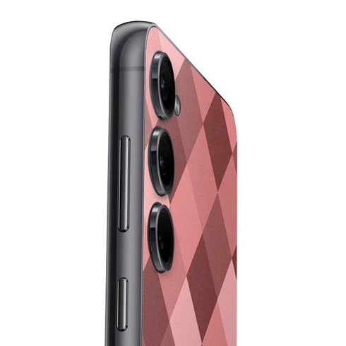 Autumn Red Geometric Galaxy S24 Skin