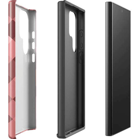 Autumn Red Geometric Galaxy S25 Ultra Impact Case