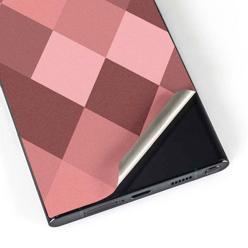 Autumn Red Geometric Galaxy S24 Ultra Skin
