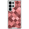 Autumn Red Geometric Galaxy S25 Ultra Clear Case