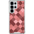 Autumn Red Geometric Galaxy S25 Ultra Clear Case