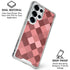 Autumn Red Geometric Galaxy S25 Ultra Clear Case