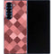 Autumn Red Geometric Galaxy Z Fold6 Skin