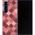 Autumn Red Geometric Galaxy Z Fold6 Skin