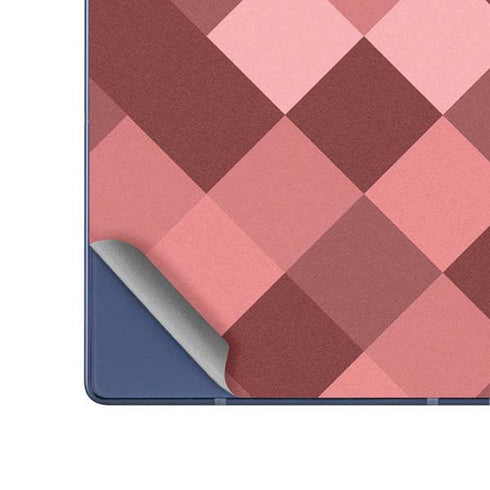 Autumn Red Geometric Galaxy Z Fold6 Skin