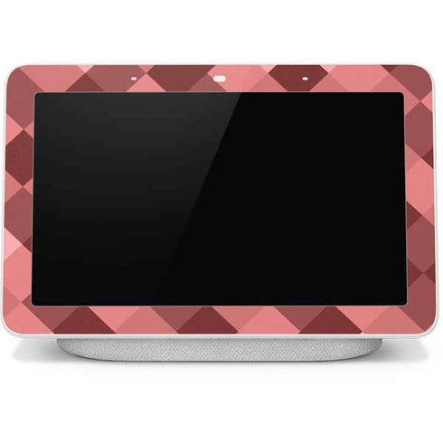 Autumn Red Geometric Google Home Hub Skin