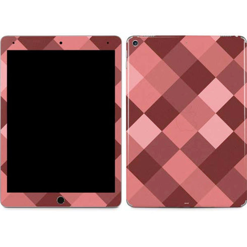Autumn Red Geometric iPad Skins