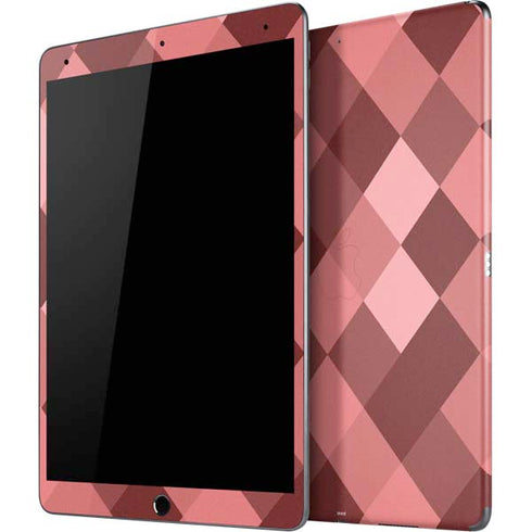 Autumn Red Geometric iPad Skins