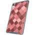 Autumn Red Geometric iPad 11th Gen (2025) Clear Case