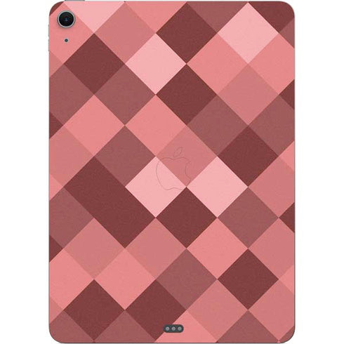 Autumn Red Geometric Apple iPad Air Skin