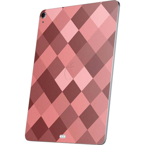Autumn Red Geometric Apple iPad Air Skin