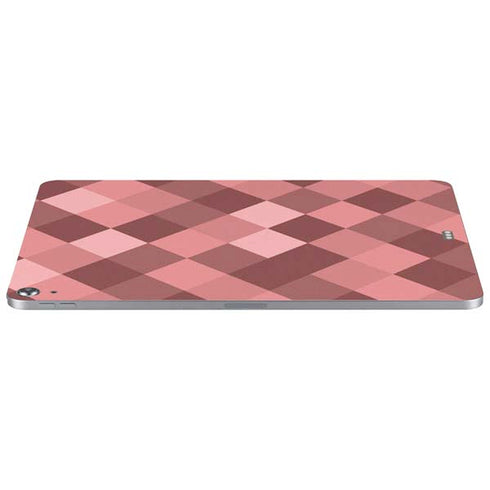 Autumn Red Geometric Apple iPad Air Skin