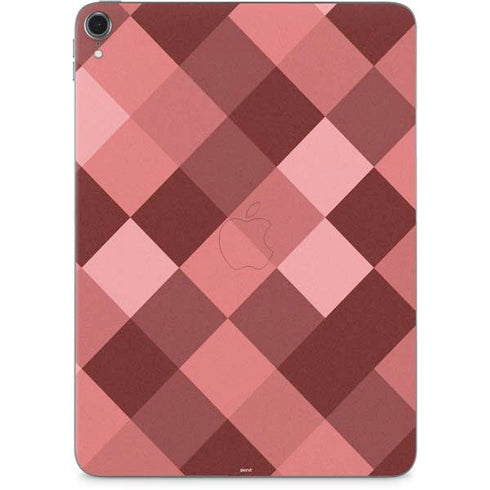 Autumn Red Geometric Apple iPad Pro Skin