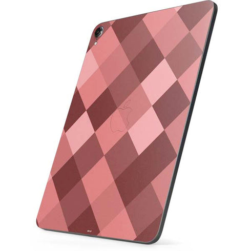 Autumn Red Geometric Apple iPad Pro Skin