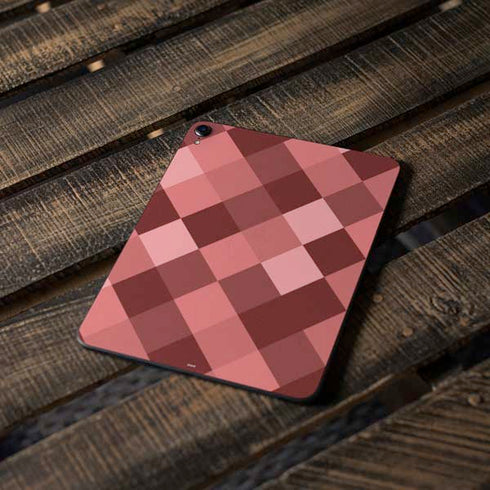 Autumn Red Geometric Apple iPad Pro Skin