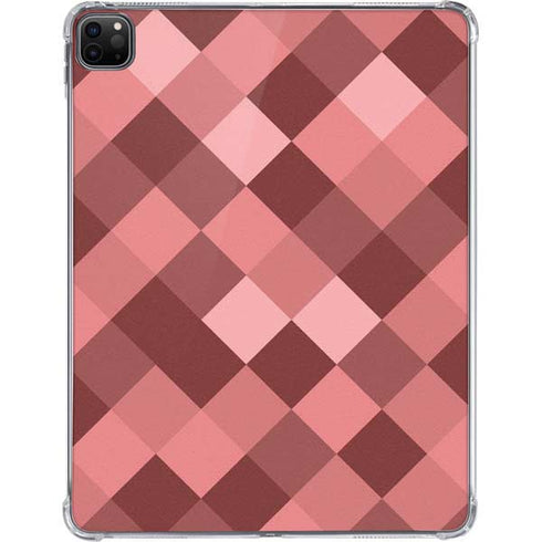 Autumn Red Geometric iPad Pro 11in (2024) Clear Case