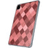 Autumn Red Geometric iPad Pro 11in (2024) Clear Case
