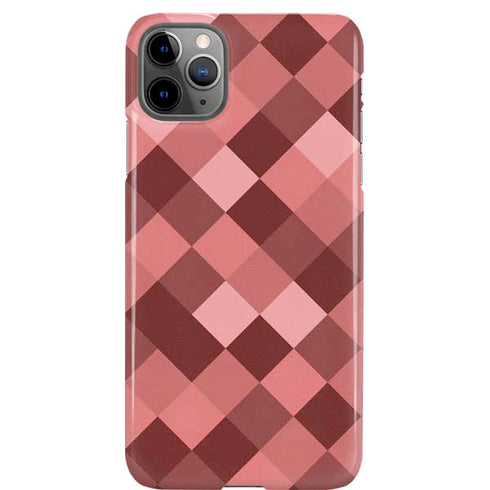 Autumn Red Geometric iPhone Cases