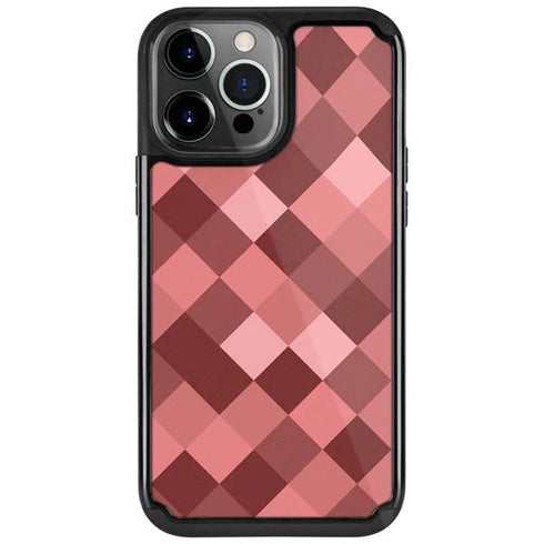 Autumn Red Geometric iPhone Cases