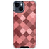 Autumn Red Geometric iPhone 15 Clear Case
