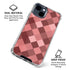 Autumn Red Geometric iPhone 15 Clear Case