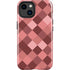 Autumn Red Geometric iPhone 15 Impact Case