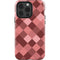 Autumn Red Geometric iPhone 15 Pro Impact Case