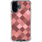 Autumn Red Geometric iPhone 16 Plus Clear Case