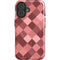 Autumn Red Geometric iPhone 16 Plus Magsafe Impact Case