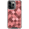 Autumn Red Geometric iPhone 16 Pro Clear Case