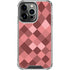 Autumn Red Geometric iPhone 16 Pro Clear Case