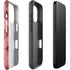 Autumn Red Geometric iPhone 16 Pro Impact Case