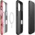 Autumn Red Geometric iPhone 16 Pro Magsafe Impact Case