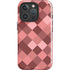 Autumn Red Geometric iPhone 16 Pro Max Impact Case