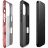 Autumn Red Geometric iPhone 16 Pro Max Impact Case