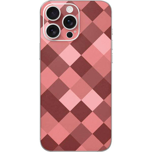 Autumn Red Geometric iPhone 16 Pro Max Skin