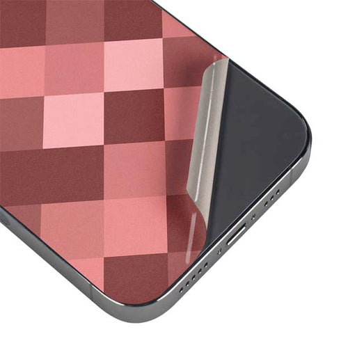 Autumn Red Geometric iPhone 16 Pro Max Skin