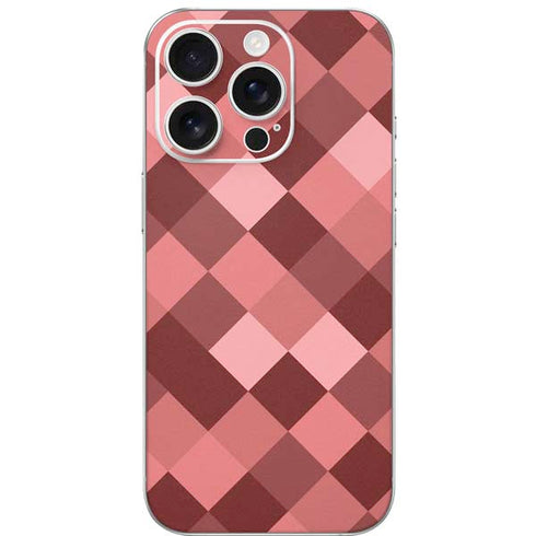 Autumn Red Geometric iPhone 16 Pro Skin